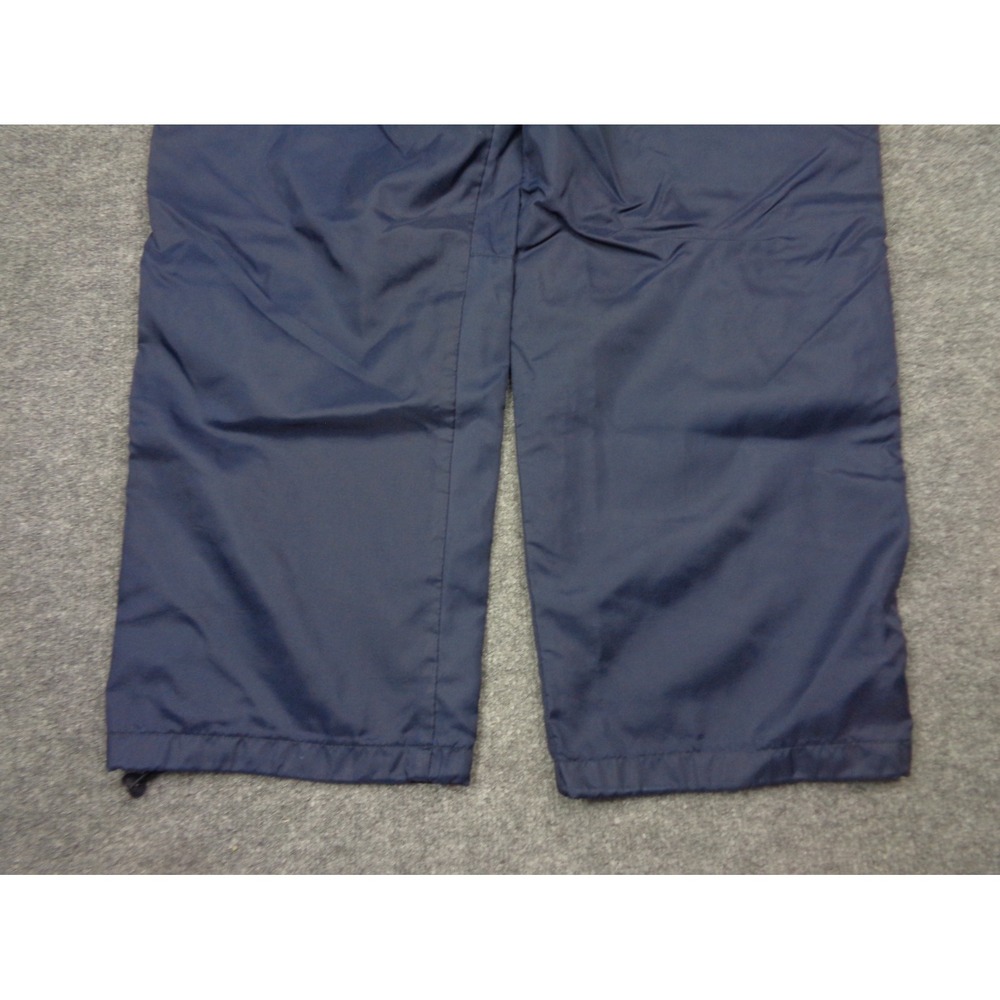 Vtg Nike Track Windbreaker Pants Mens L Blue Cargo Baggy Wide Leg Zip Lined Y2K - Picture 6 of 16
